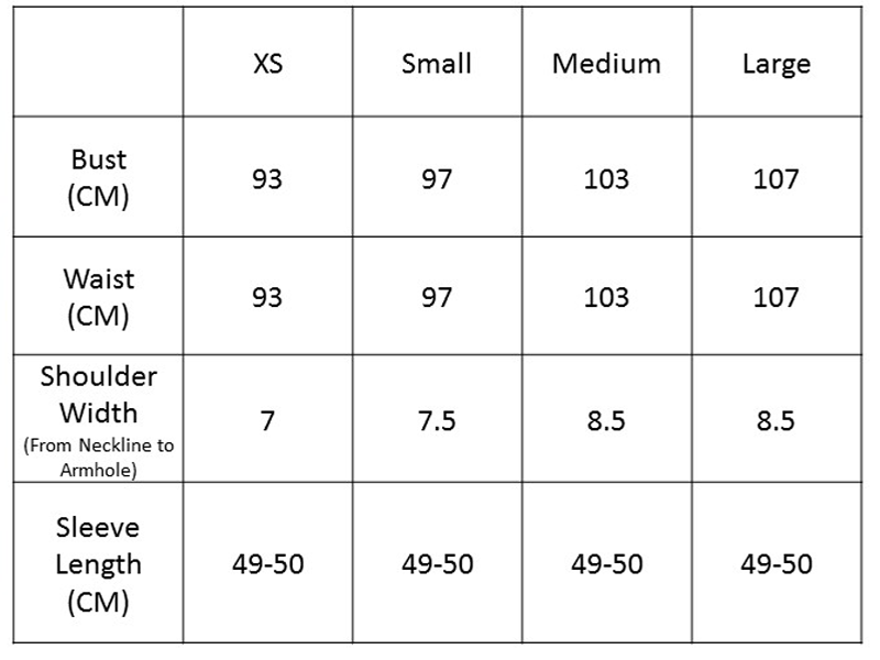 Size Chart - SERUNA COLLECTION